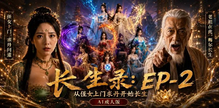 96歲快死的老頭覺醒系統 第二天直接返老還童 第二集 ai短劇 年輕身體誘惑 成人版重生故事