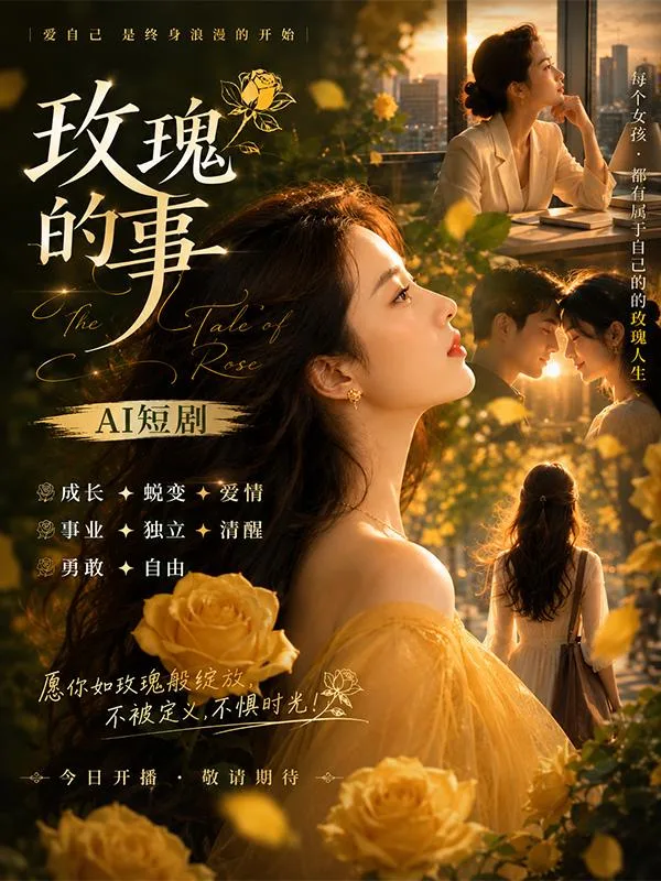 玫瑰的故事 劉亦菲 陳瑤 藍盈瑩 萬茜 朱珠 都市情感 AI短劇 深夜連看 頂流極品女神神仙同框