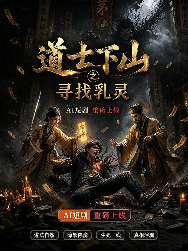 道士下山尋找乳靈 乳波盪漾榨精 AI短劇 玄幻情色全集